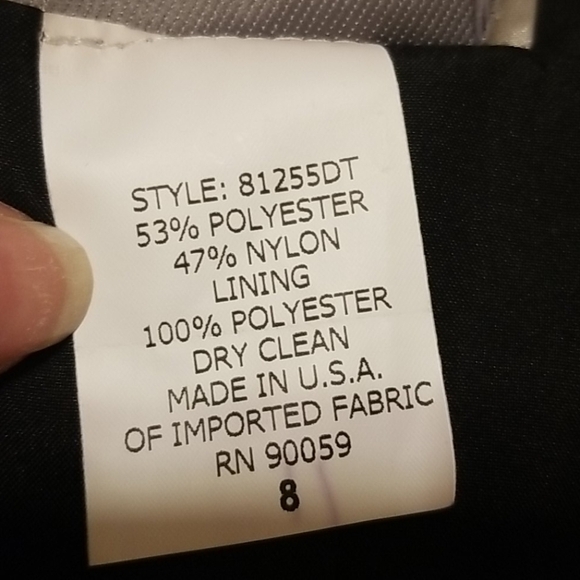 NWT David's Bridal Strapless Berry Cocktail dress size 8 - Picture 10 of 14